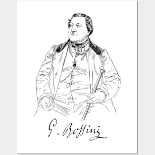 Rossini, Italian composer, Opera, Classical Music Posters and Art